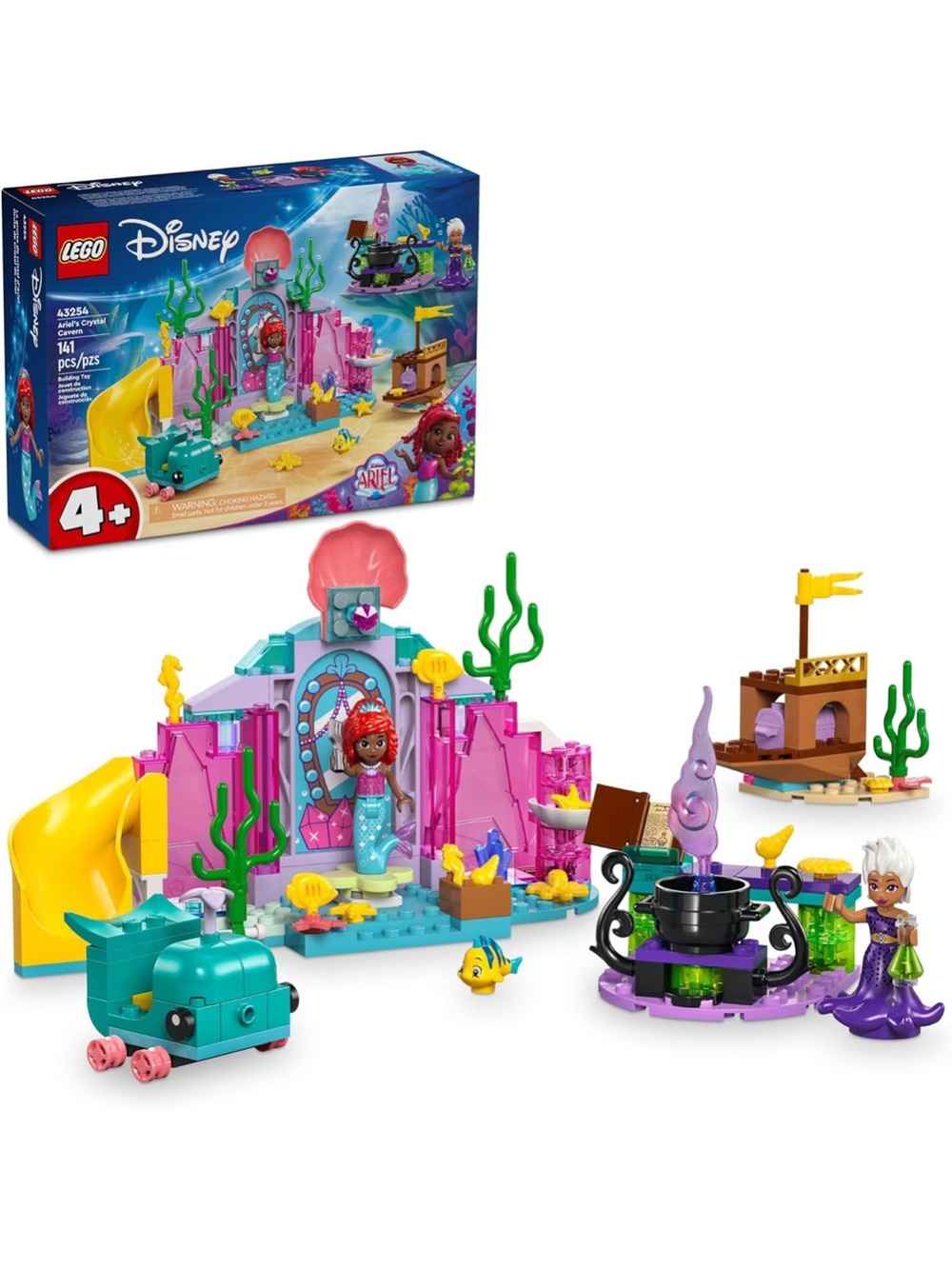 LEGO Disney Ariel Crystal Cavern Playset -141 Pieces